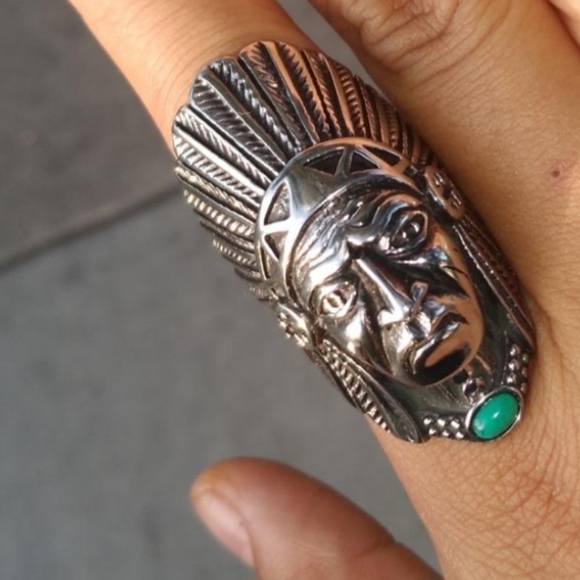 Native American ring.  Ask for your size AND style before purchasing please - Picture 5 of 6